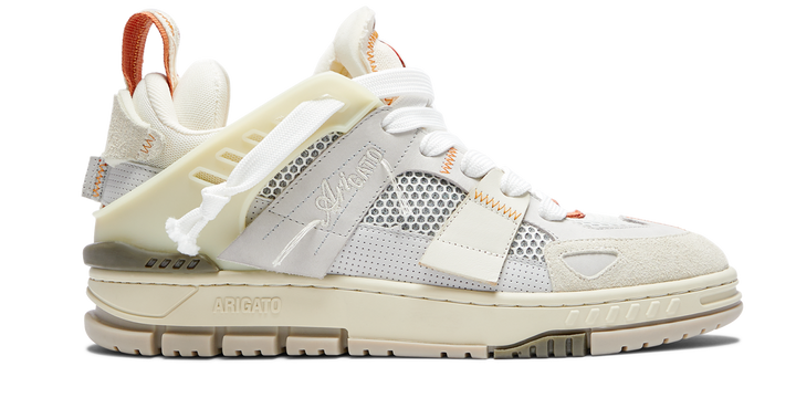 Area Patchwork Sneaker - Beige/white