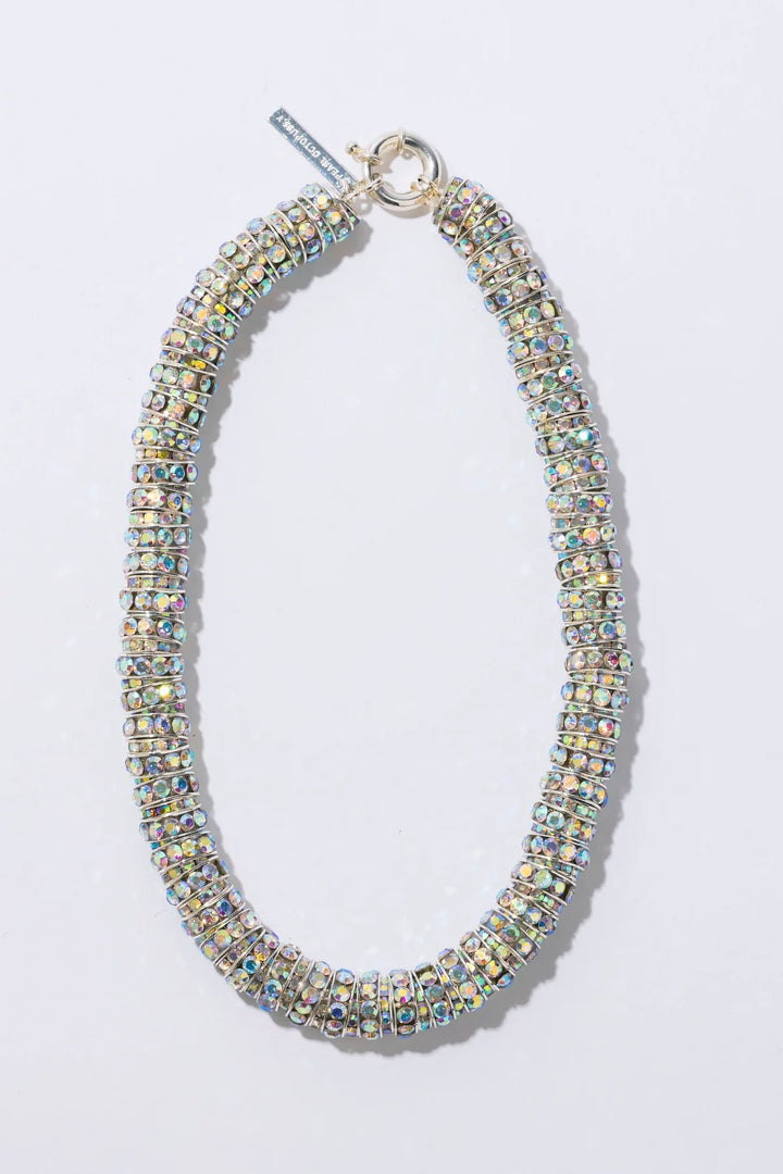 Fat Diamond Necklace Silver
