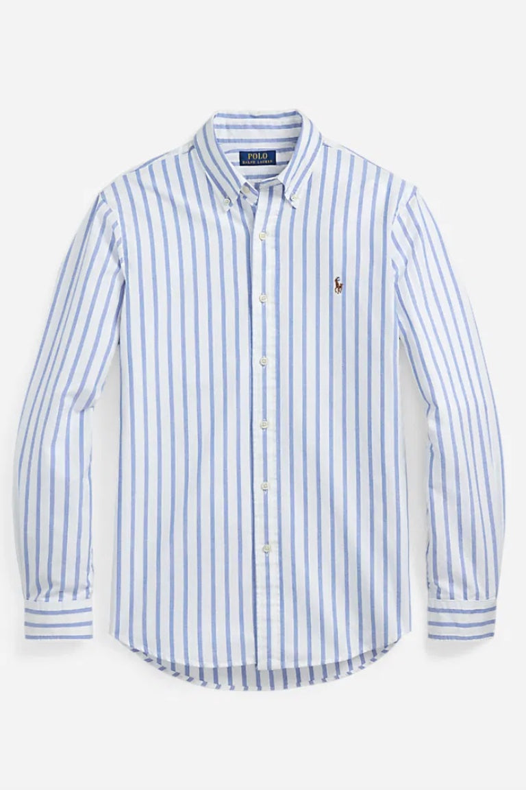 Custom Fit Oxford Shirt Blue/White