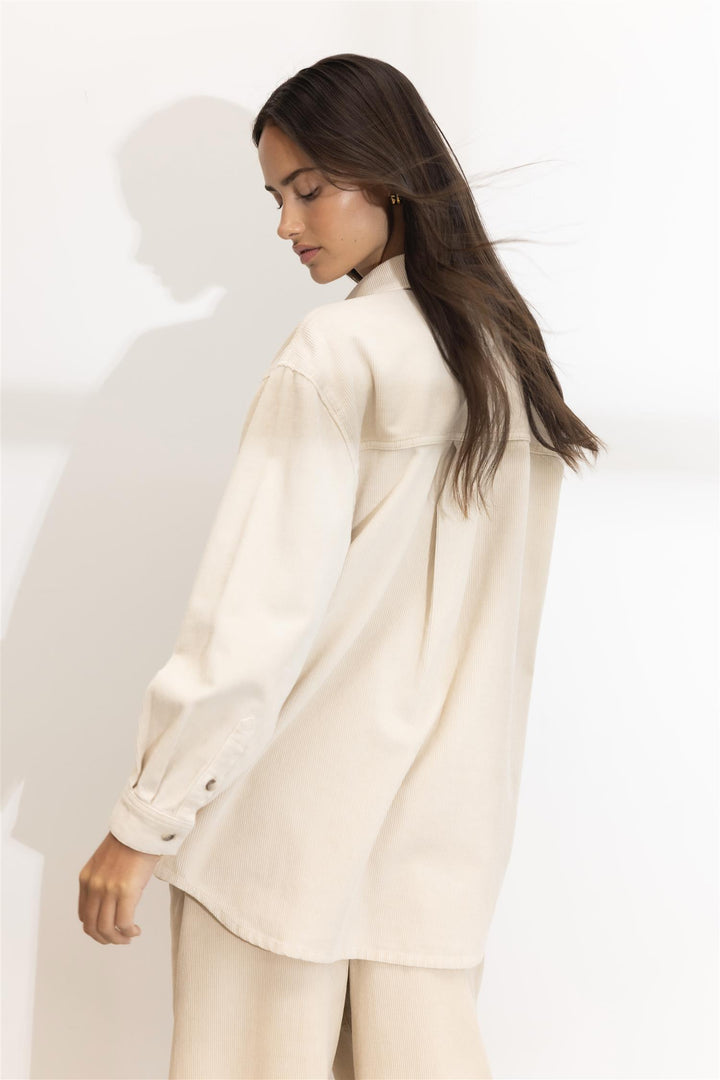 Alex Cord Shirt Greige