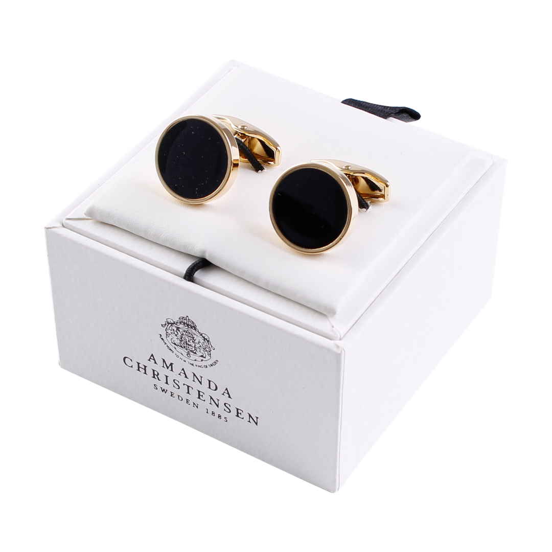 CUFFLINKS Onyx Gold