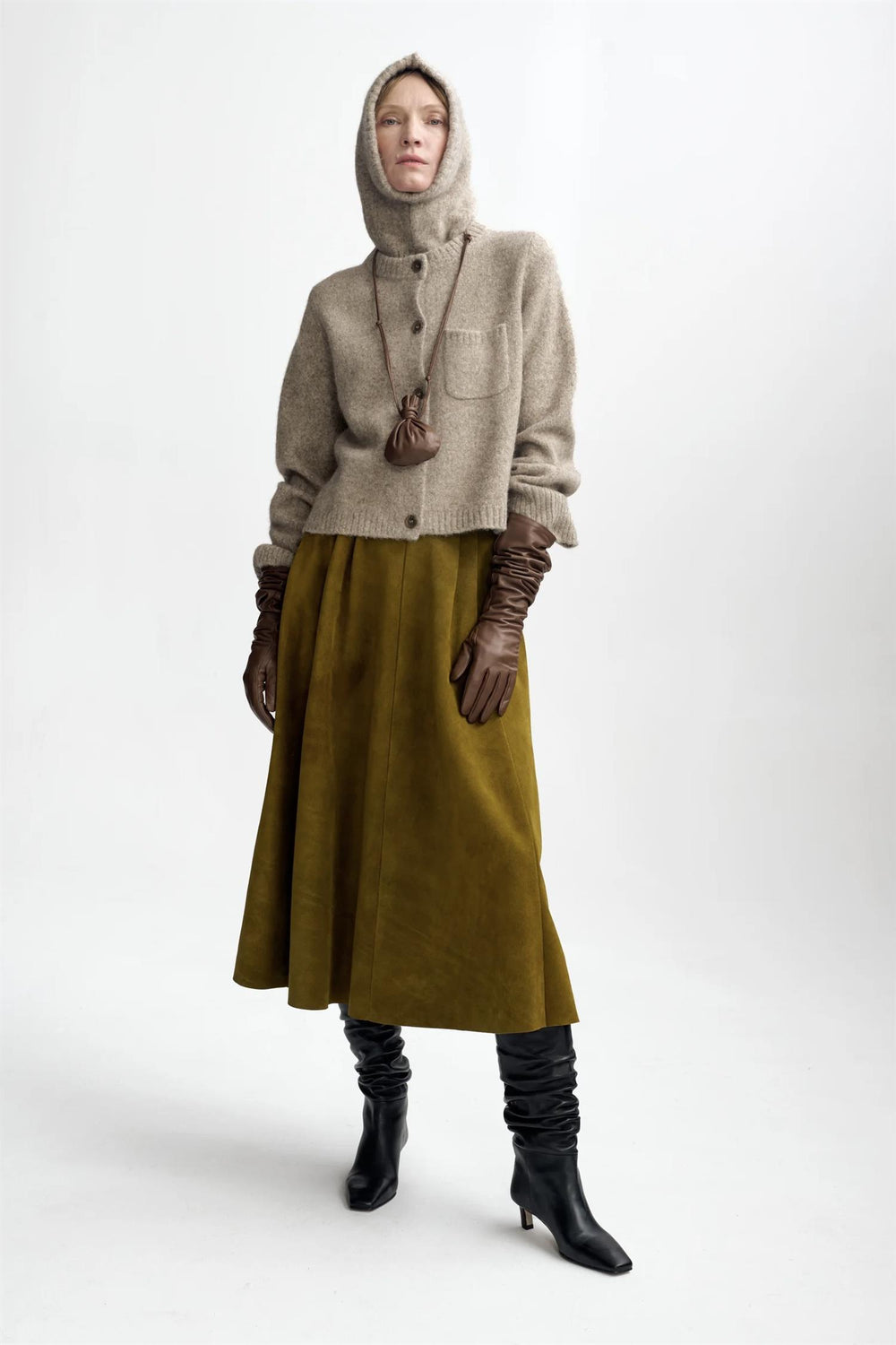 CHRISTIAN AKS Sadie Yak Cardigan - Dale