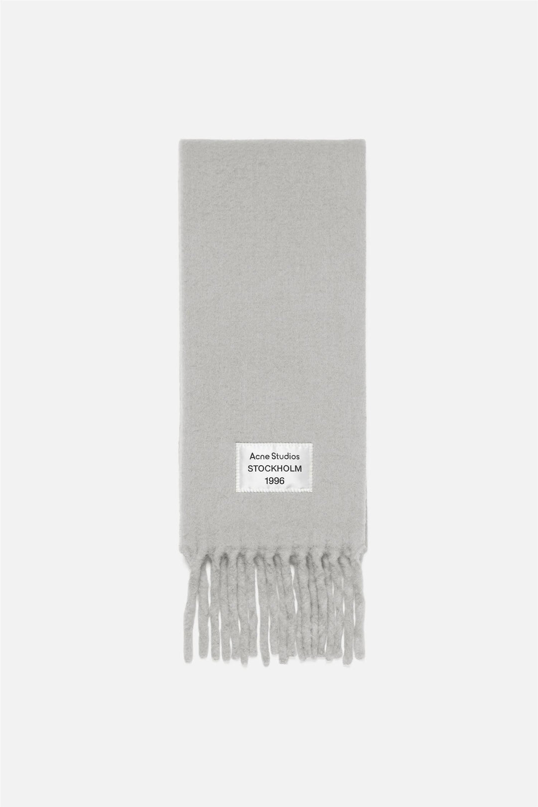 ACNE STUDIOS Bicolor Alpaca Scarf Grey/Light Grey - Dale