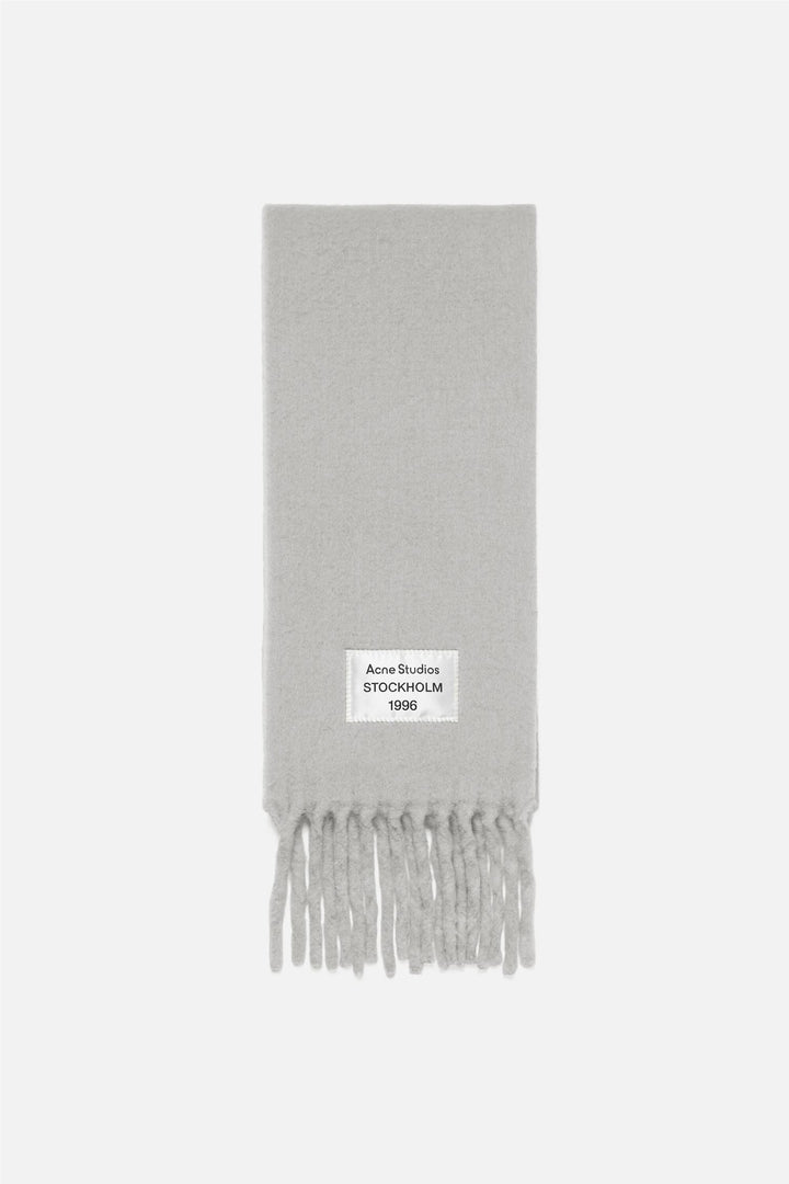 ACNE STUDIOS Bicolor Alpaca Scarf Grey/Light Grey - Dale