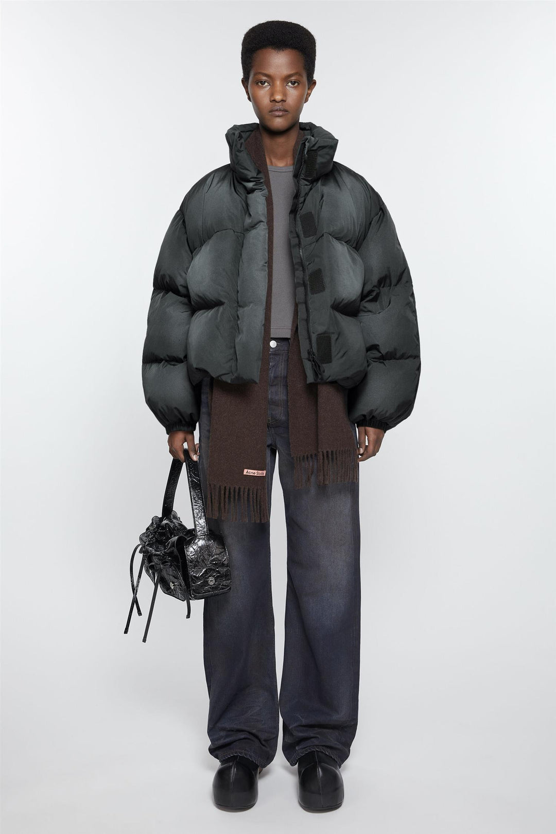 Down Puffer Jacket Anthracite/Black