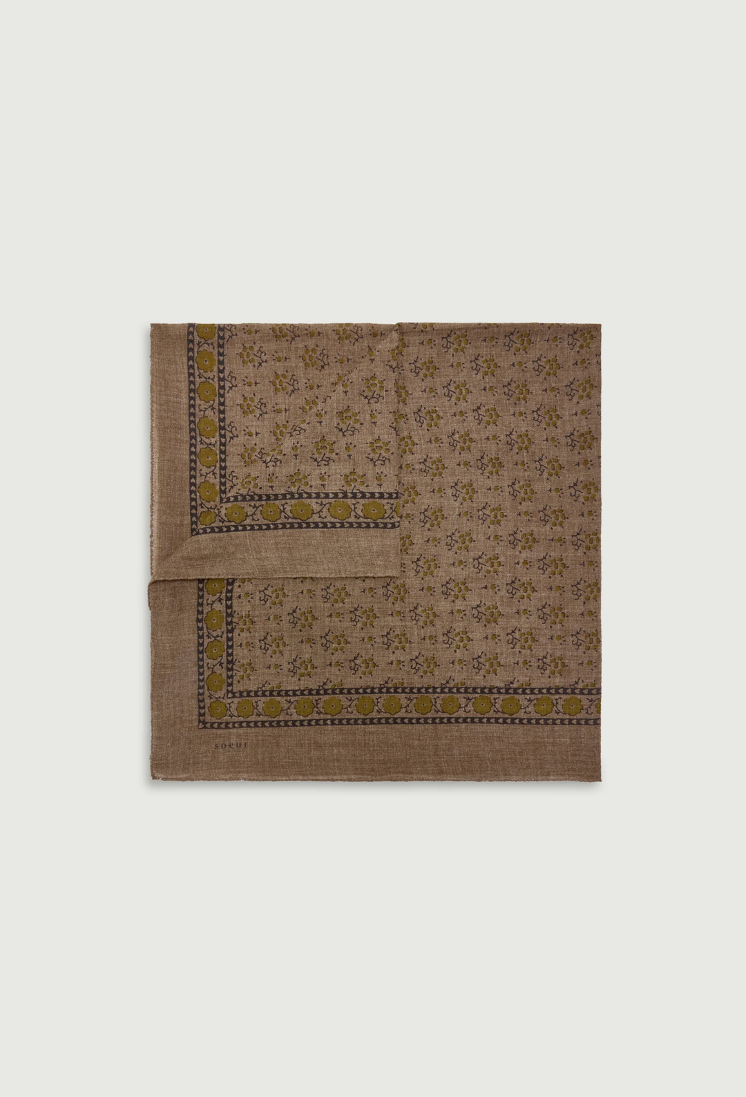 Foulard classiq Taupe/Khaki