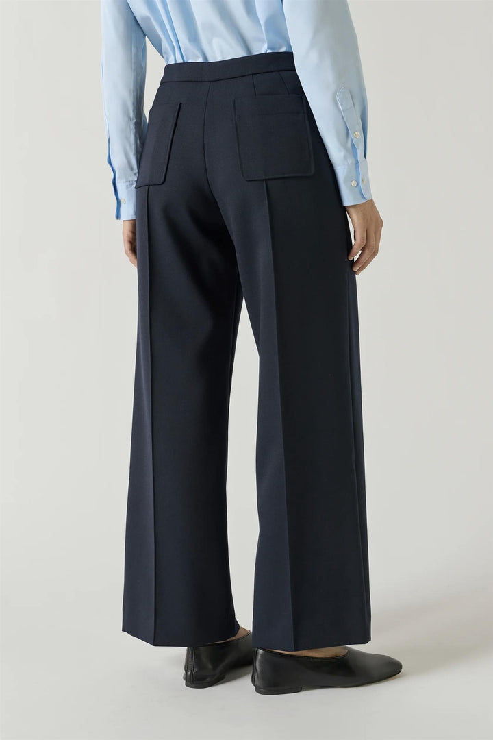 Harry Slightly Flared Wool Trousers
