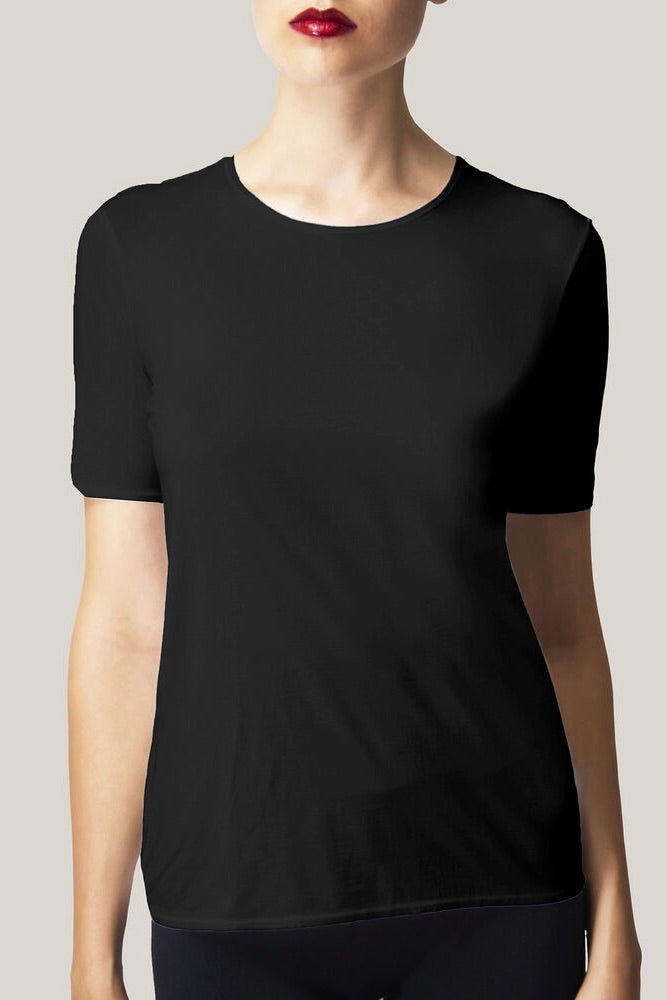 Pure Top Short Sleeves Black