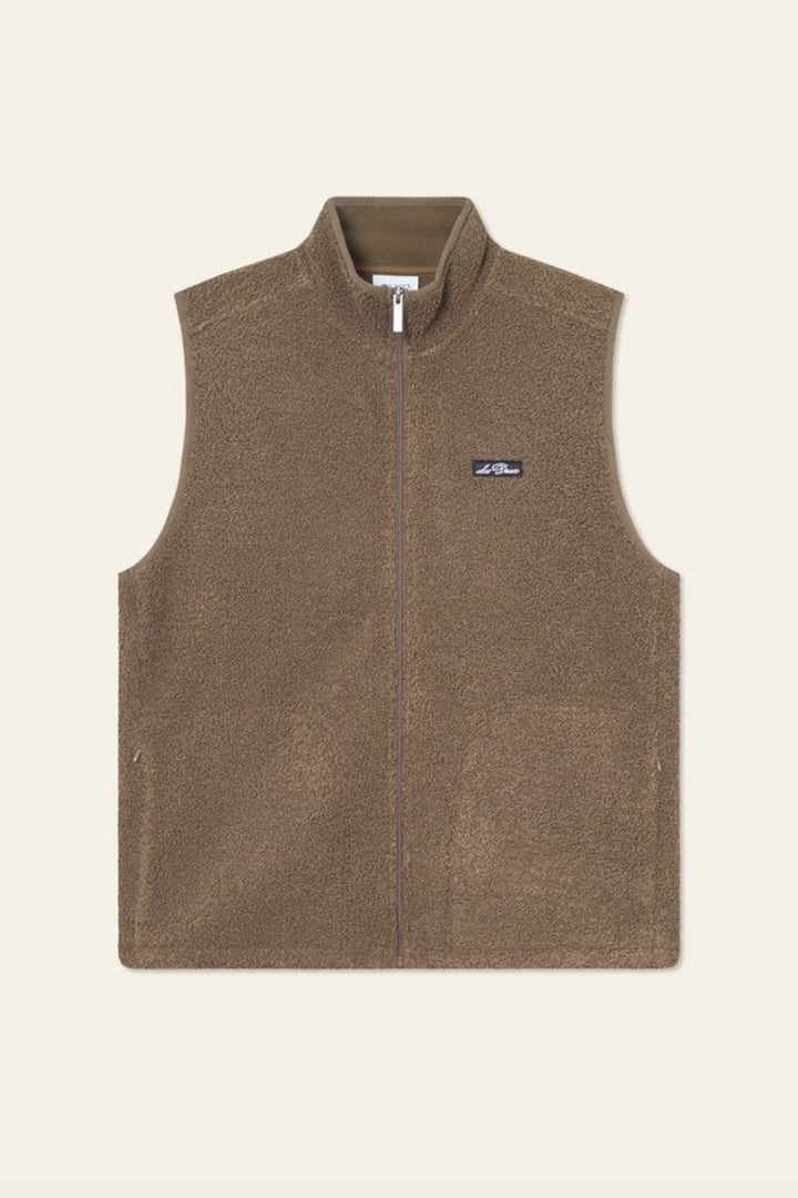 LES DEUX Creed Teddy Vest Teak - Dale