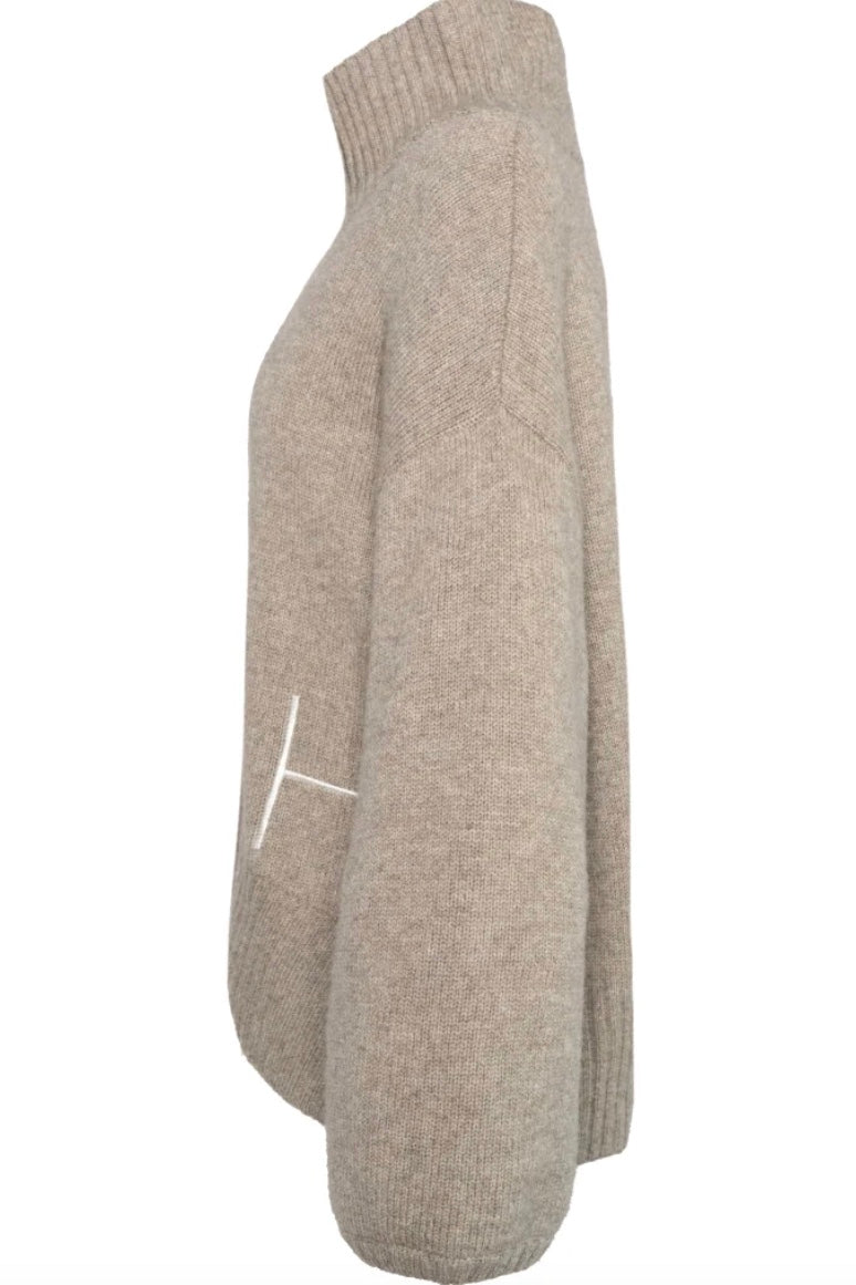 Gianna Sweater Light Brown Melange