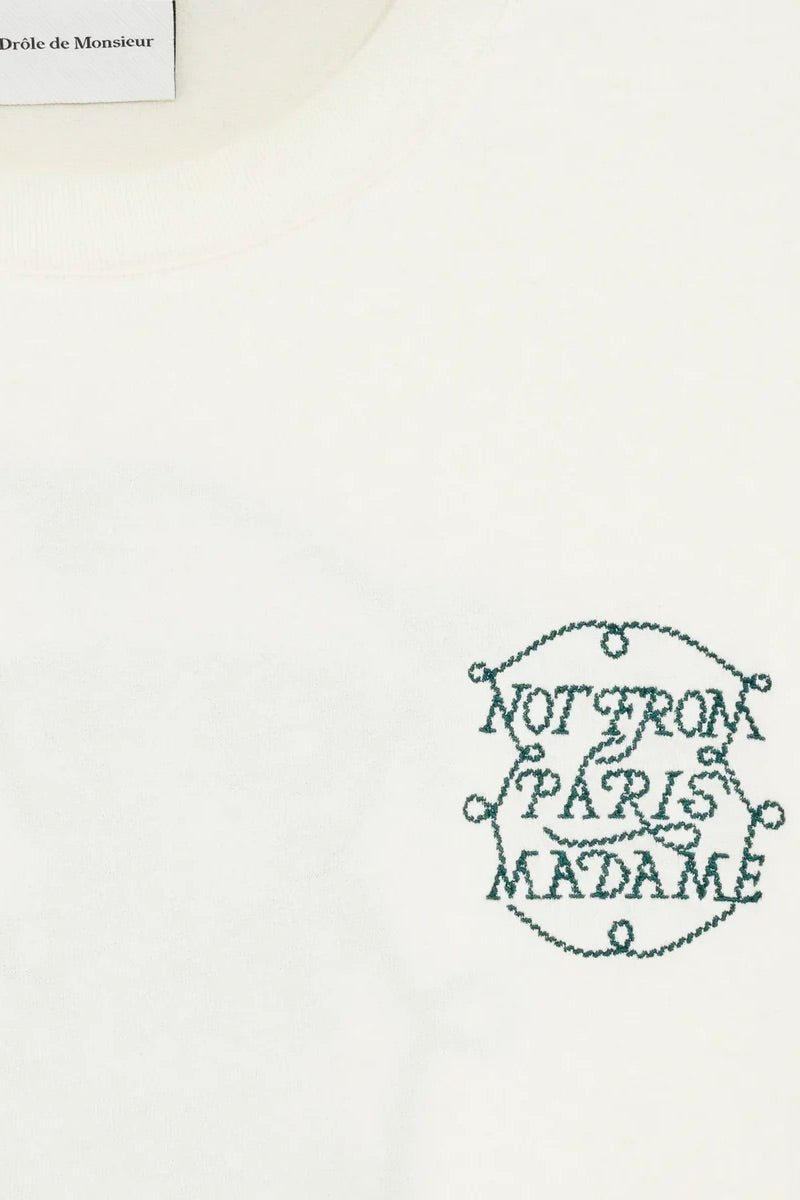 Le Tshirt Slogan Tresses Offwhite