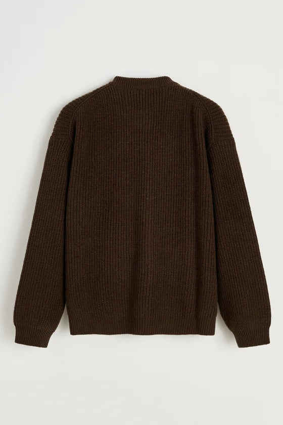 Bine Cardigan Dark Brown
