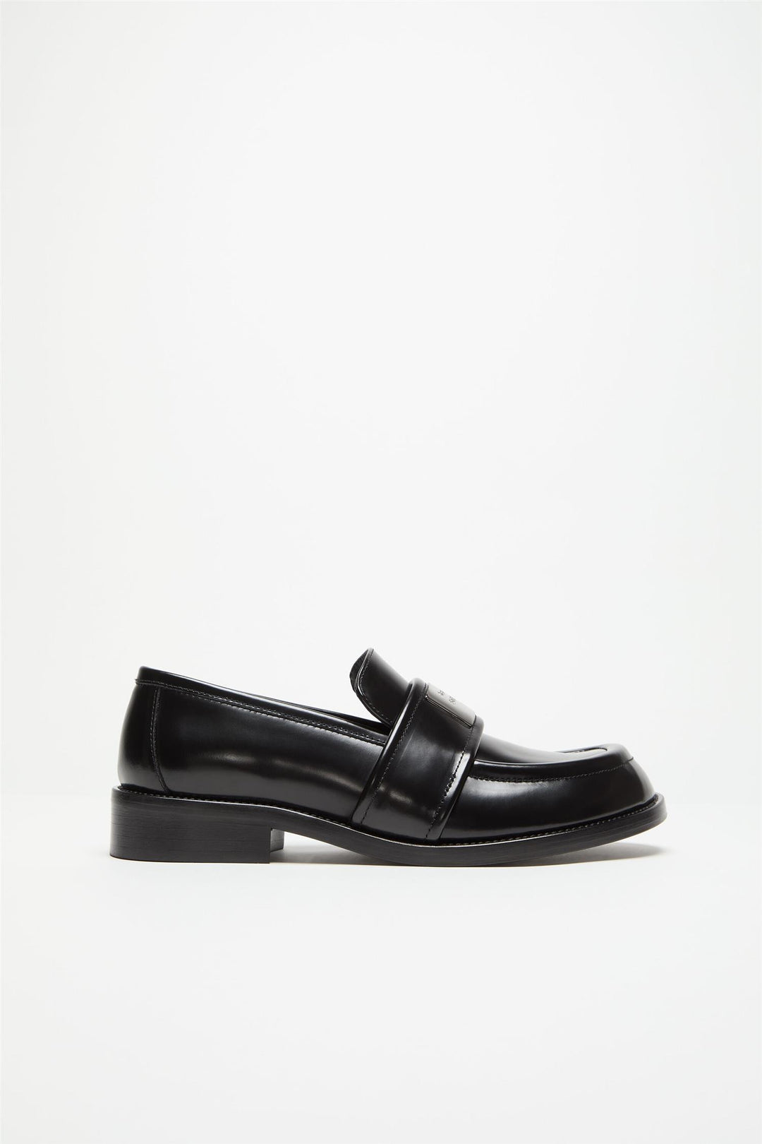 Brushed Leather Loafers