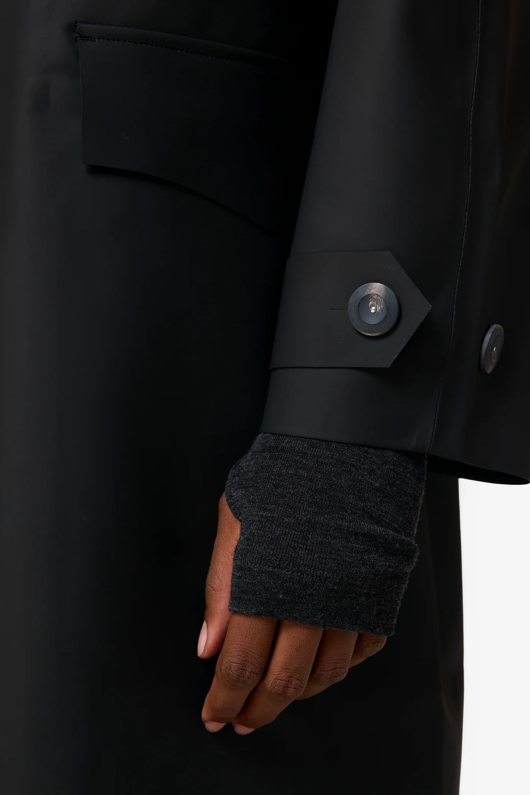 Mayar Rain Coat Black