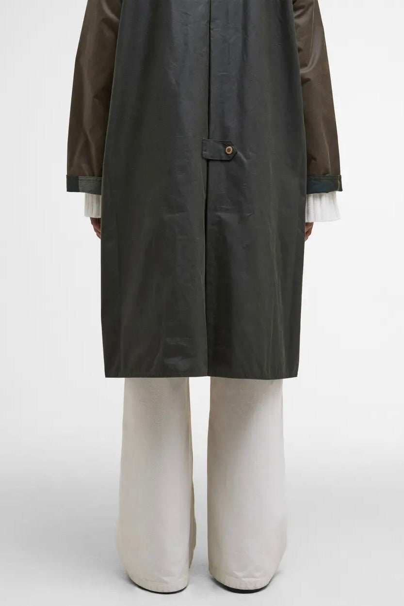 Barbour Evette Wax Jacket Ancient Olive