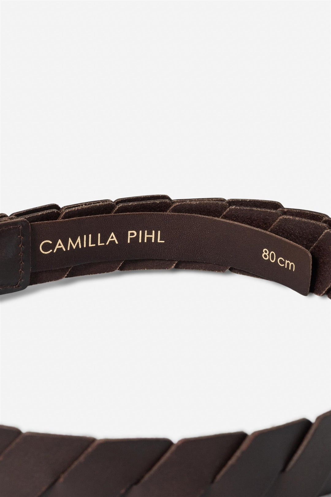 CAMILLA PIHL Selene Belt Dark Brown - Dale