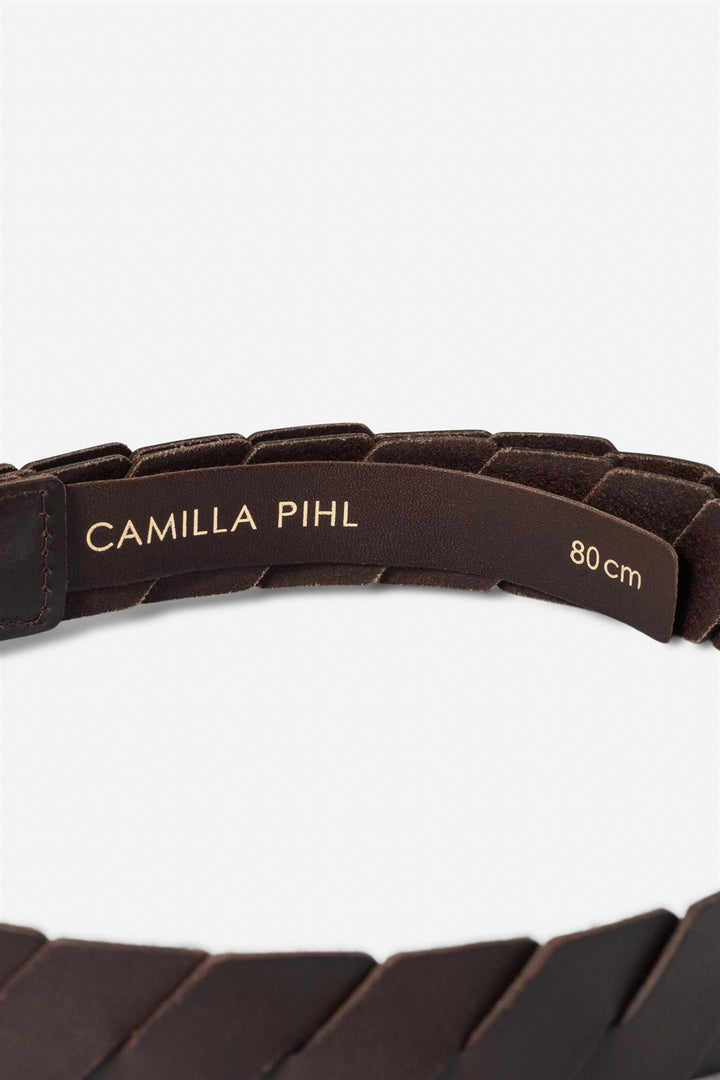 CAMILLA PIHL Selene Belt Dark Brown - Dale
