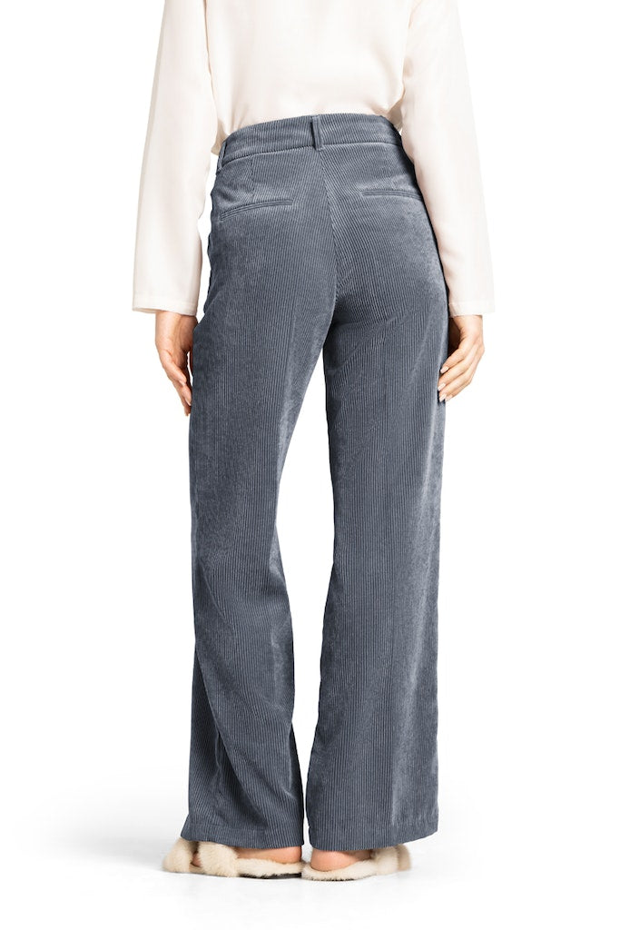 Amelie Corduroy Pants Steal Grey