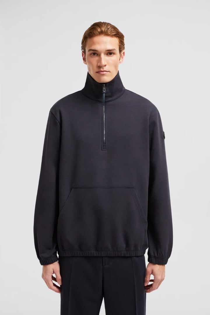 Cotton Half-Zip Sweatshirt