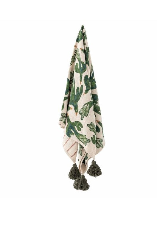 Birdliva Throw Green Multi