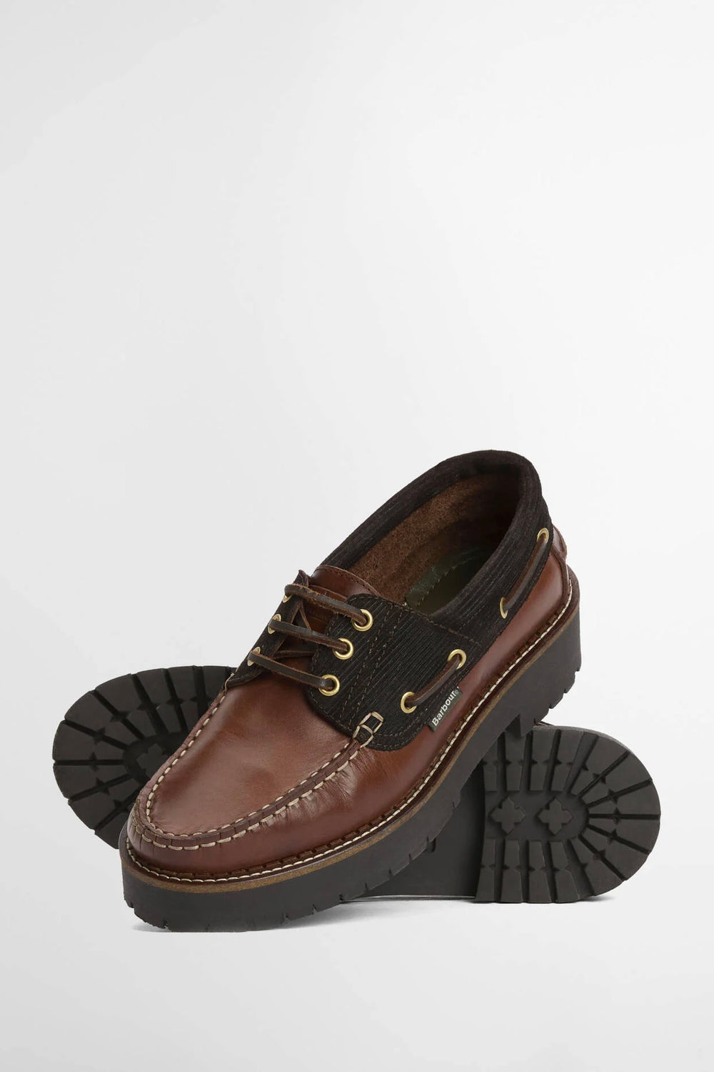 BARBOUR Darras Boat Shoe Dark Brown - Dale