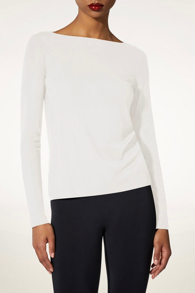 Pure Long Sleeve Top White