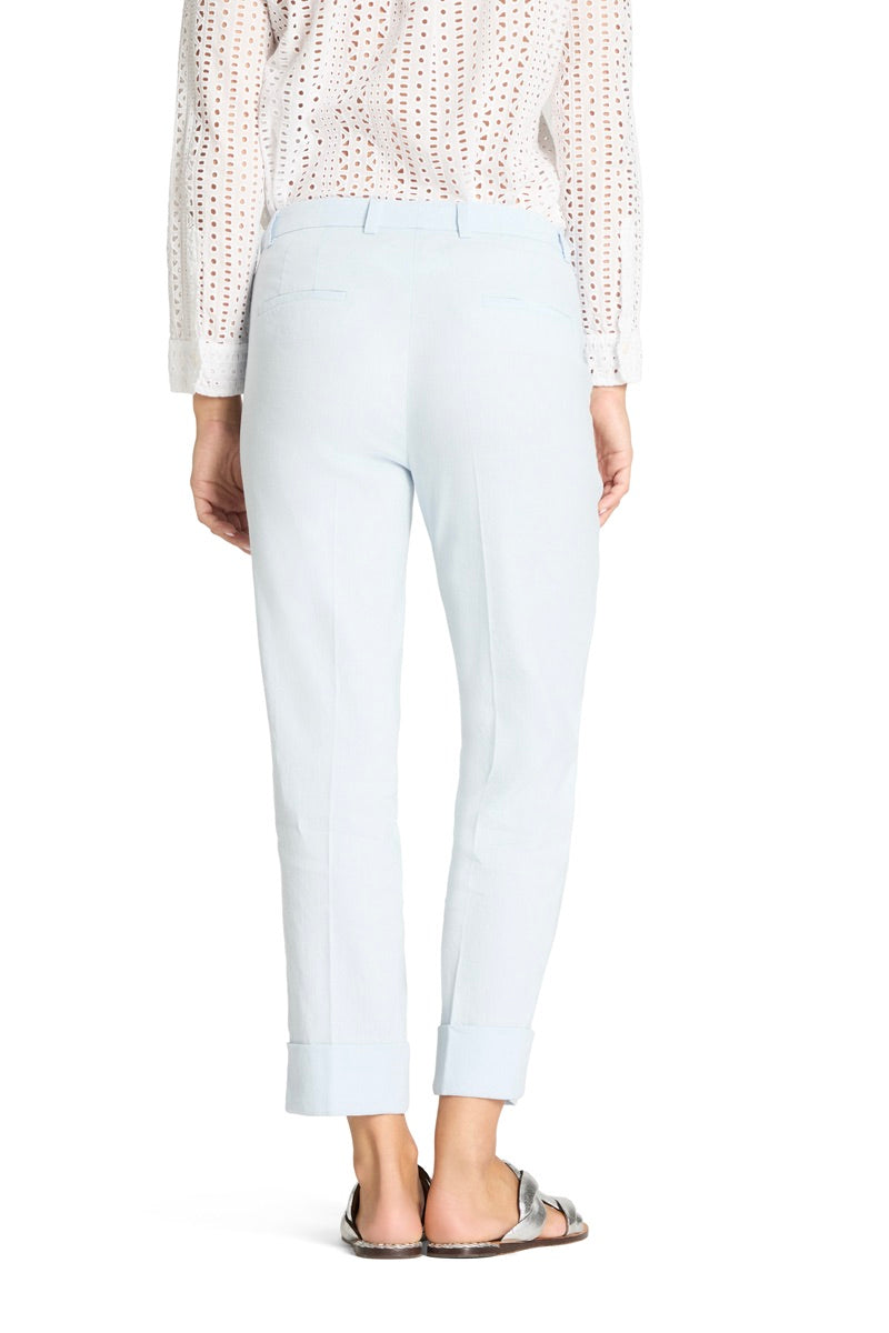 Krystal Linen Pant Ocean Wave Blue