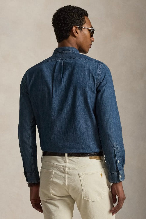 Slim Fit Oxford Shirt Denim