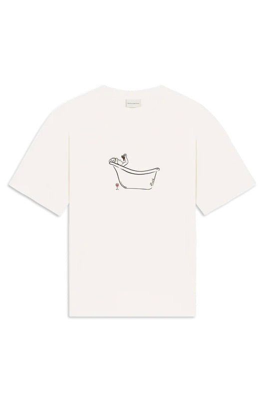 Wine Bath T-shirt Offwhite