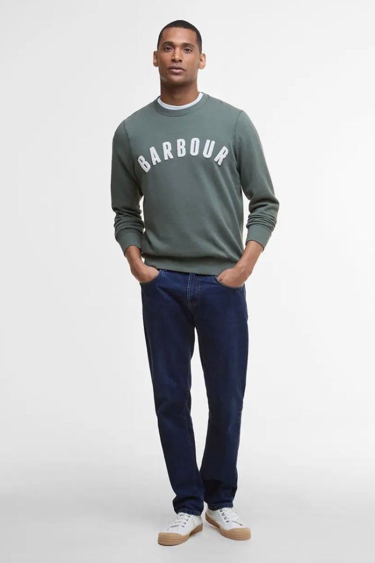 Barbour Prep Logo Sweatshirt Thyme