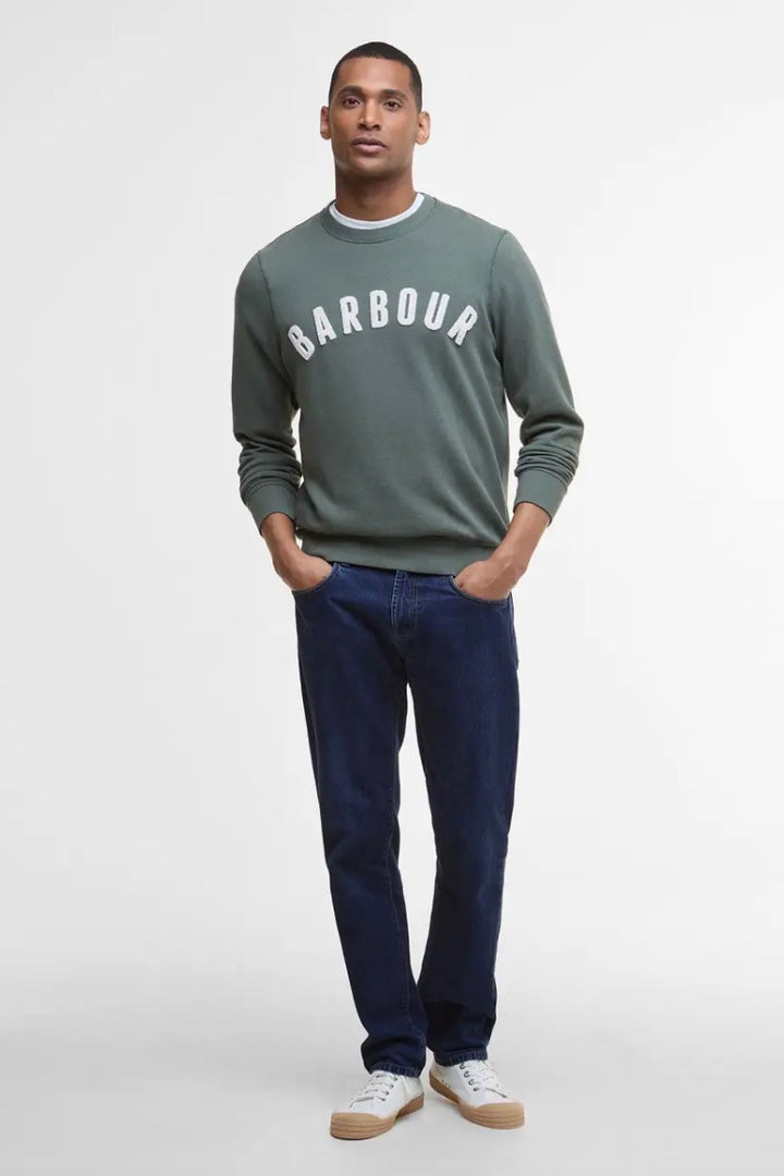 Barbour Prep Logo Sweatshirt Thyme