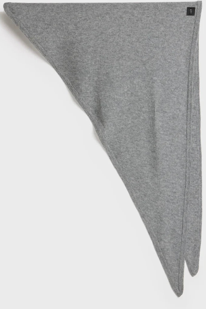Mira Wool Cashmere Scarf Grey Melange