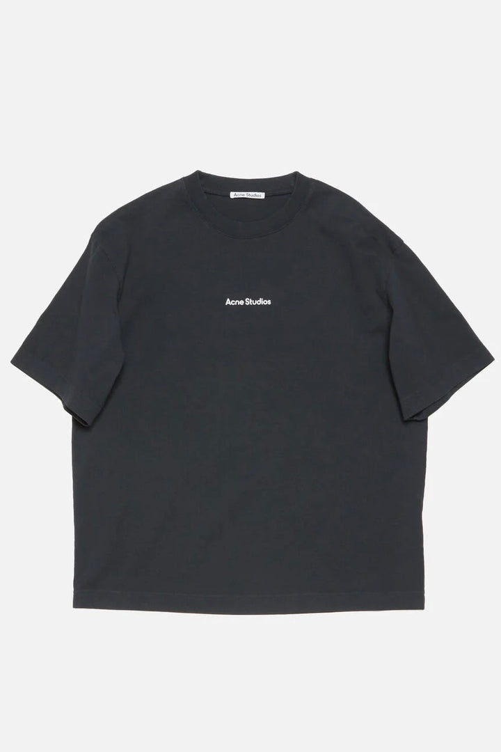 T-Shirt Stamp Logo Relaxed Fit Black
