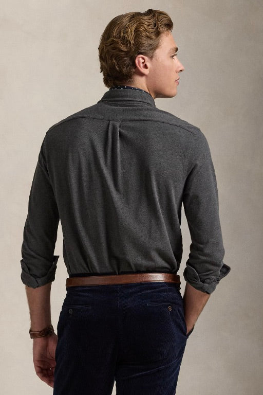 POLO RALPH LAUREN Featherweight Mesh Shirt Grey Heather - Dale