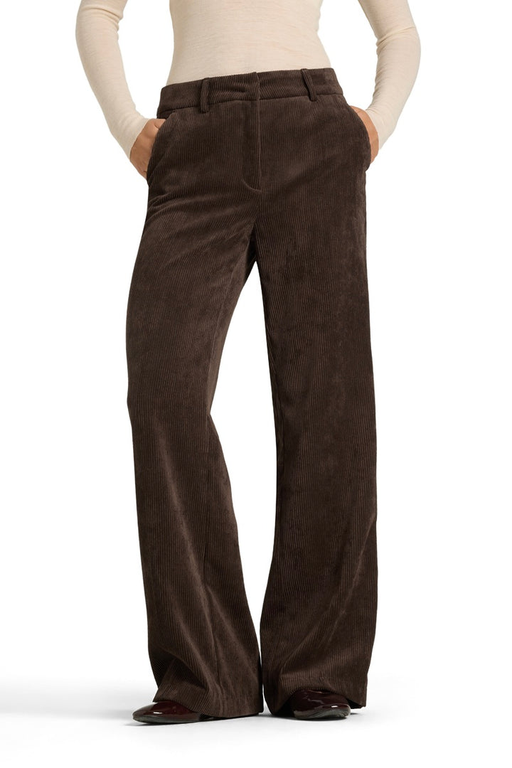 Amelie Corduroy Pants Dark Ebony