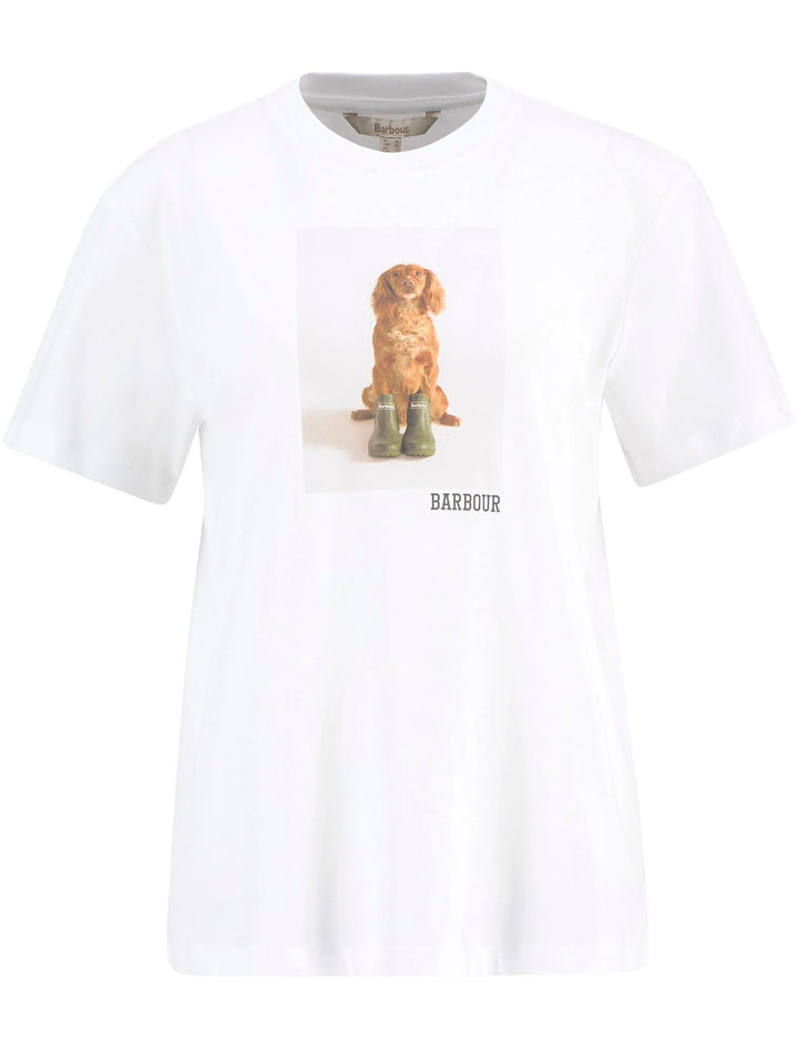 BARBOUR Bedale Graphic T-Shirt White - Dale