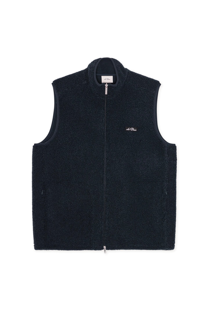Patch Teddy Vest Dark Navy