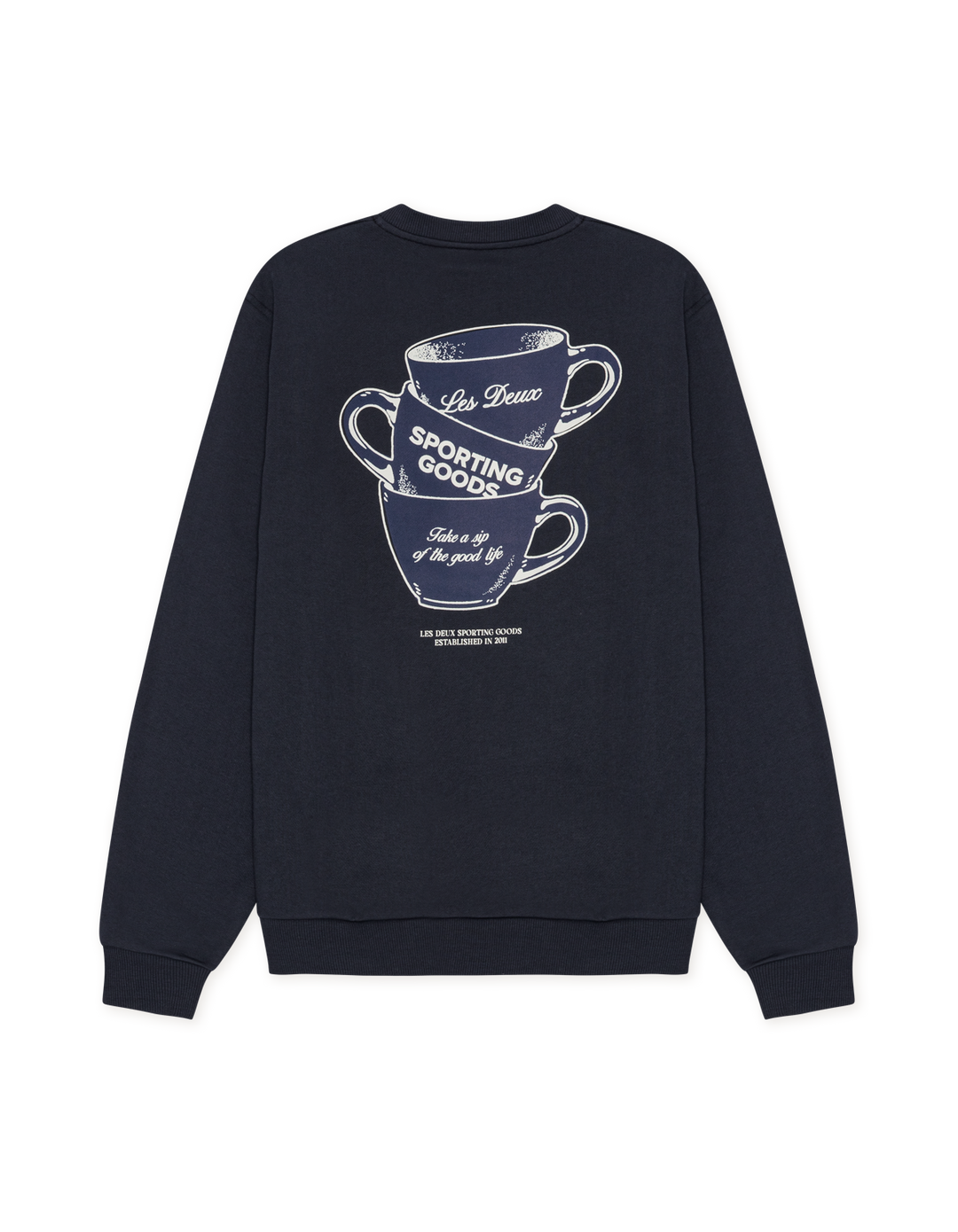 LES DEUX Ben Artist Sweatshirt Dark Navy Blue - Dale