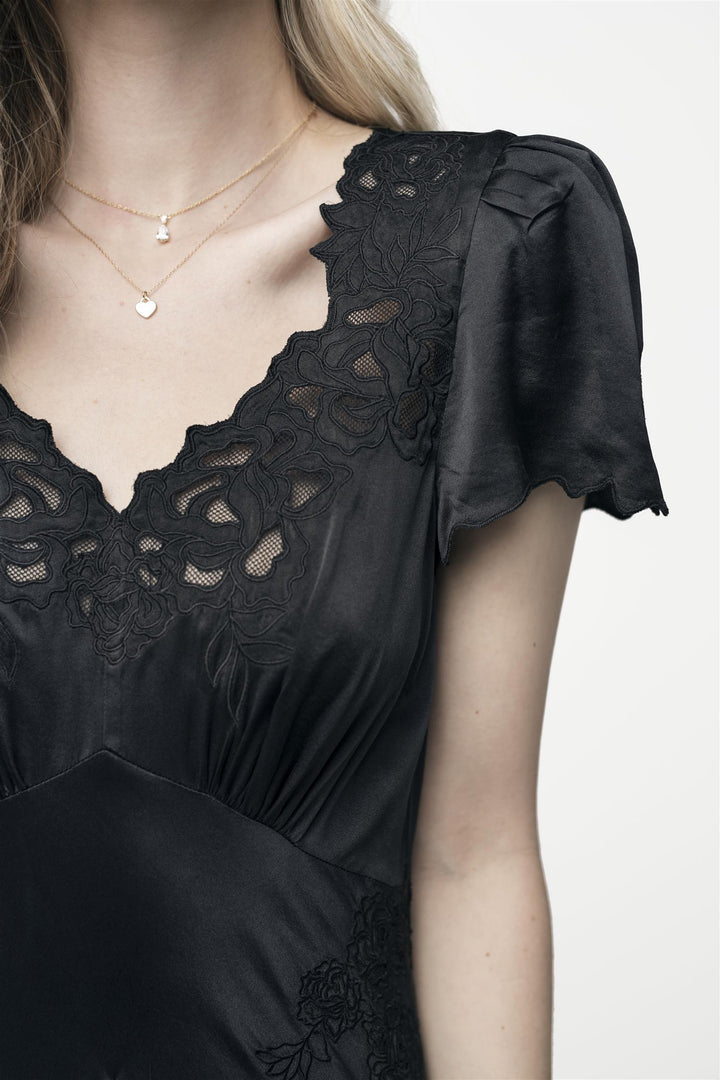 Marley Rose Dress Black