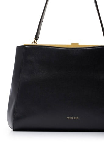 ANINE BING Anine Avenue Bag Grained Leather Black - Dale