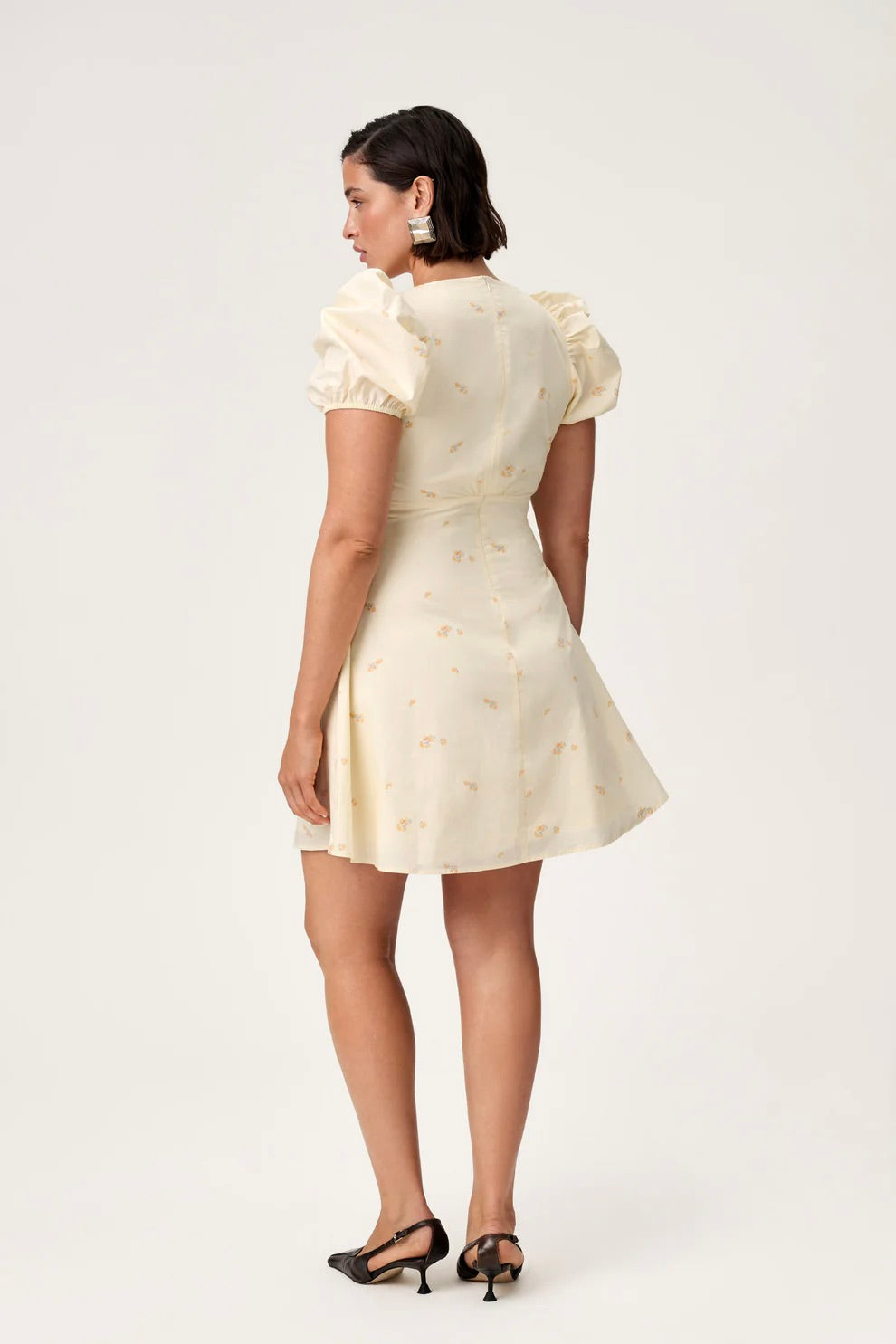 Sorrento Mini Dress Yellow Rose