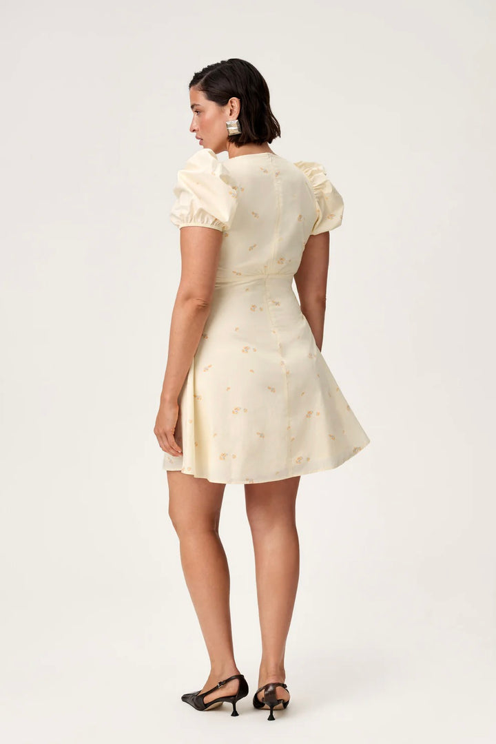 Sorrento Mini Dress Yellow Rose