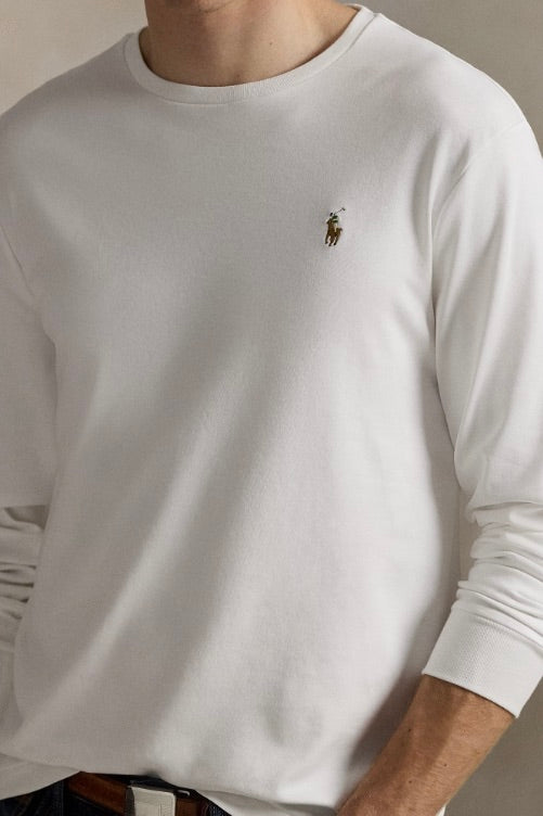 Custom Slim Fit Soft Cotton T-Shirt White
