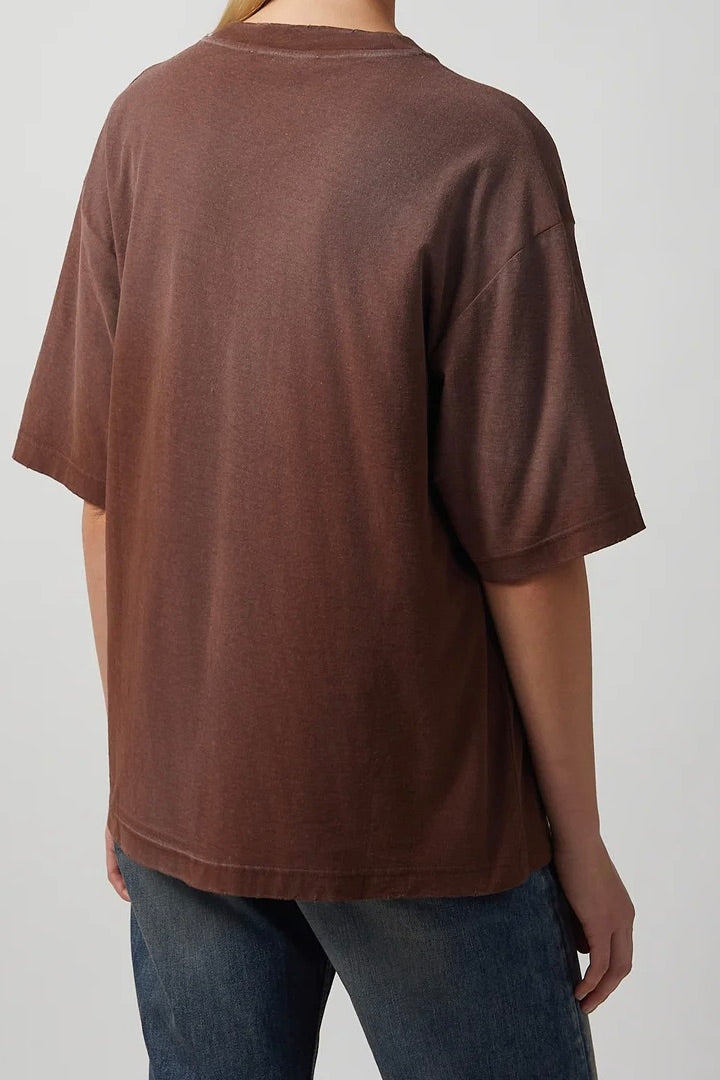 Short Sleeved Logo T-Shirt Chocolate Brown