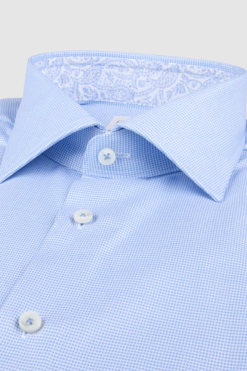 STENSTRÖMS Regular, C77 RM Cuff Contrast Lt Blue - Dale