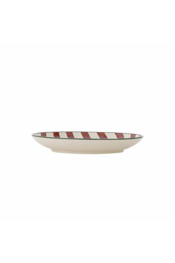 Jolly Plate Red Stripe