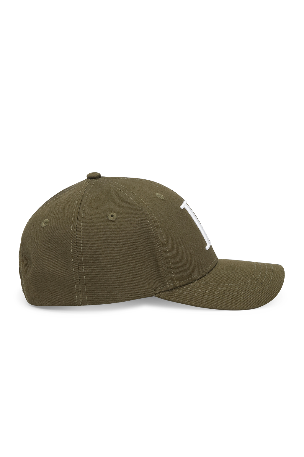 LES DEUX Encore Organic Baseball Cap Olive Night Green - Dale