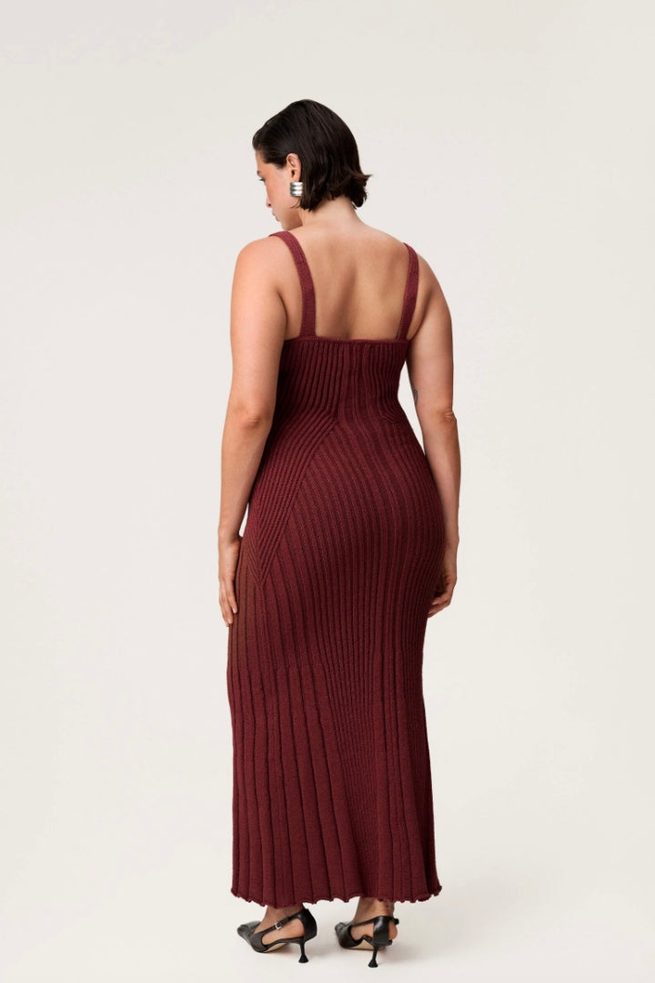 Lugo Slip Dress Burgundy