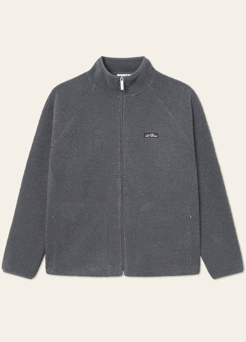 LES DEUX Creed Teddy Jacket Asphalt - Dale