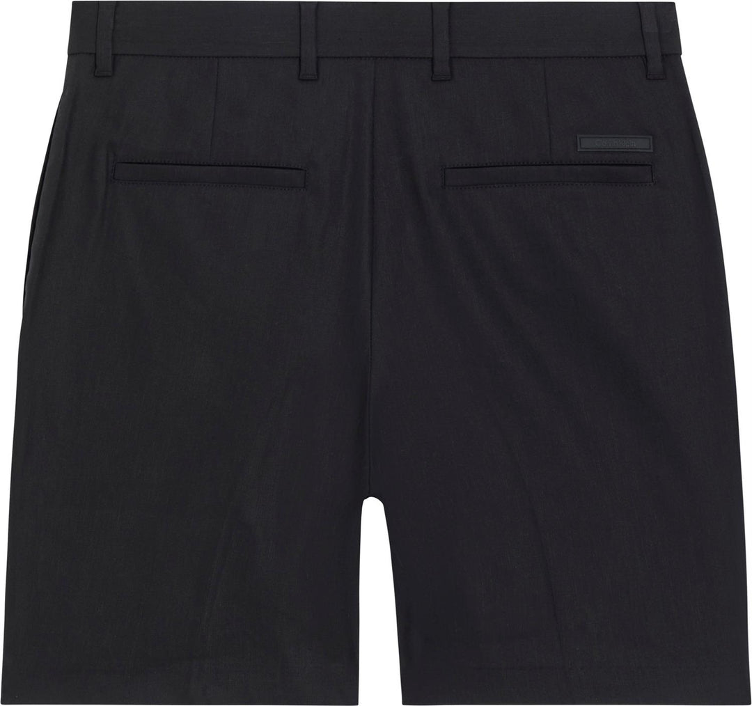 Linen Lyocell Stretch Shorts CK Black